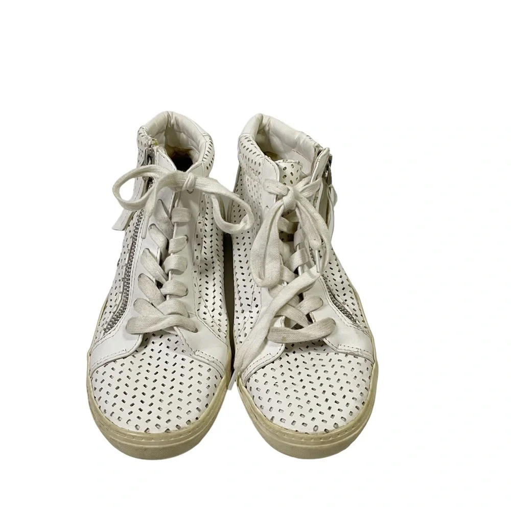 DV by Dolce Vita Target Streetwear White High Top Sneaker Shoes Size 9 - Picture 2 of 8